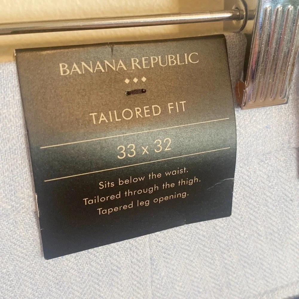 NEW Banana Republic Linen & Cotton Tailored Fit Dress Pants NWT